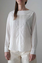 Blusa Cela blanca, vista frontal