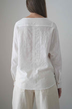 Blusa Cela blanca, vista trasera