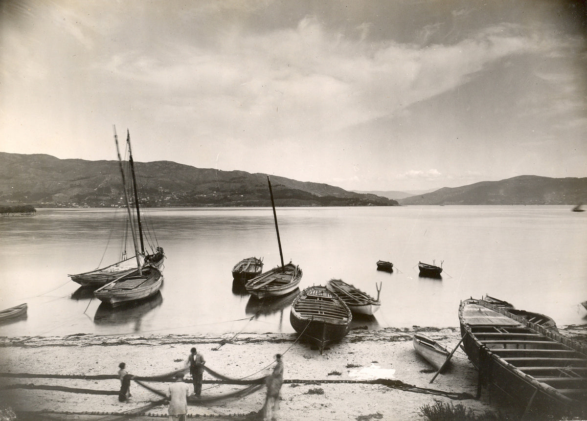 Praia do Con, Galicia, 1920.